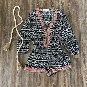 Tribal Print Romper